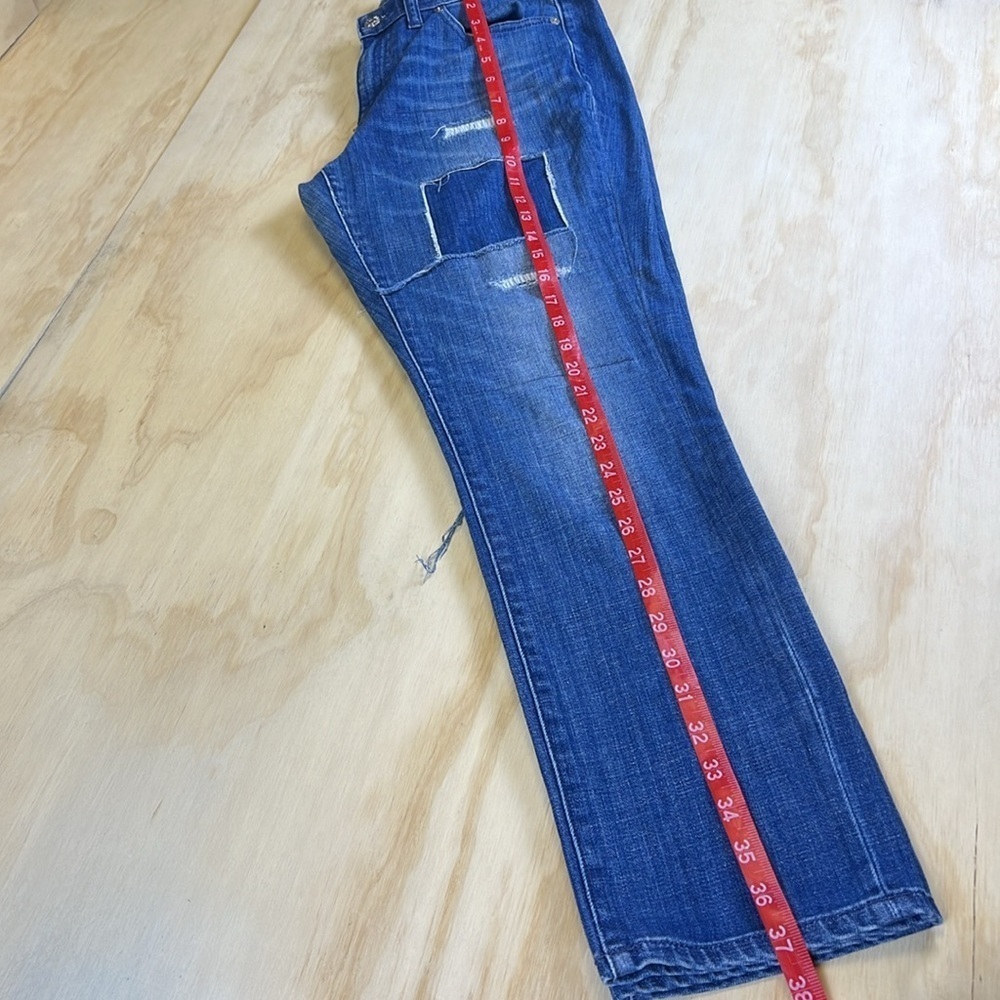 Madewell The Slim Boyjean Patched-Up Edition Size 28 - Picture 11 of 14